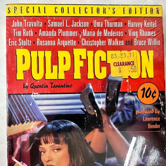 Pulp‎ Fiction Special Collectors Edition VHS NEW Quentin Tarantino BONUS SCENES - Picture 2 of 16